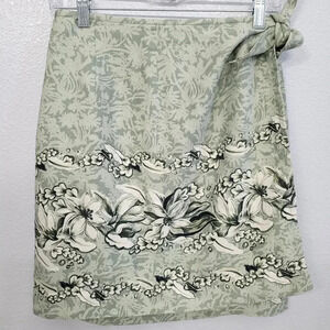 Island Republic Floral Wrap Skirt